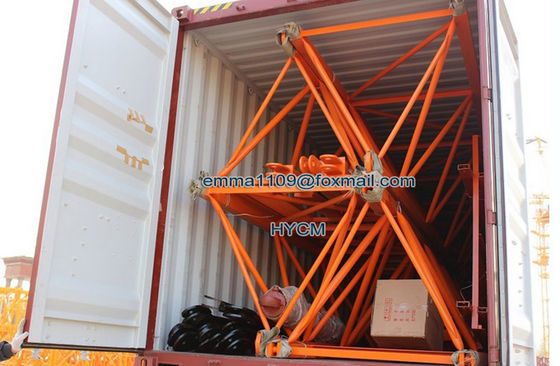 Котировка QTZ80 Внешний крепежный башенный кран 8t Max.Load For High Building