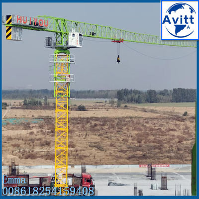 8т Горячая модель PT6013 Молотный кран Башня Свободная рабочая высота