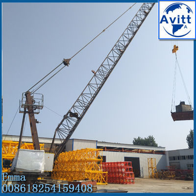 QD150 Derrick Crane 30m Рабочий джиб 6.0t Верхняя нагрузка и 10t Max.Load